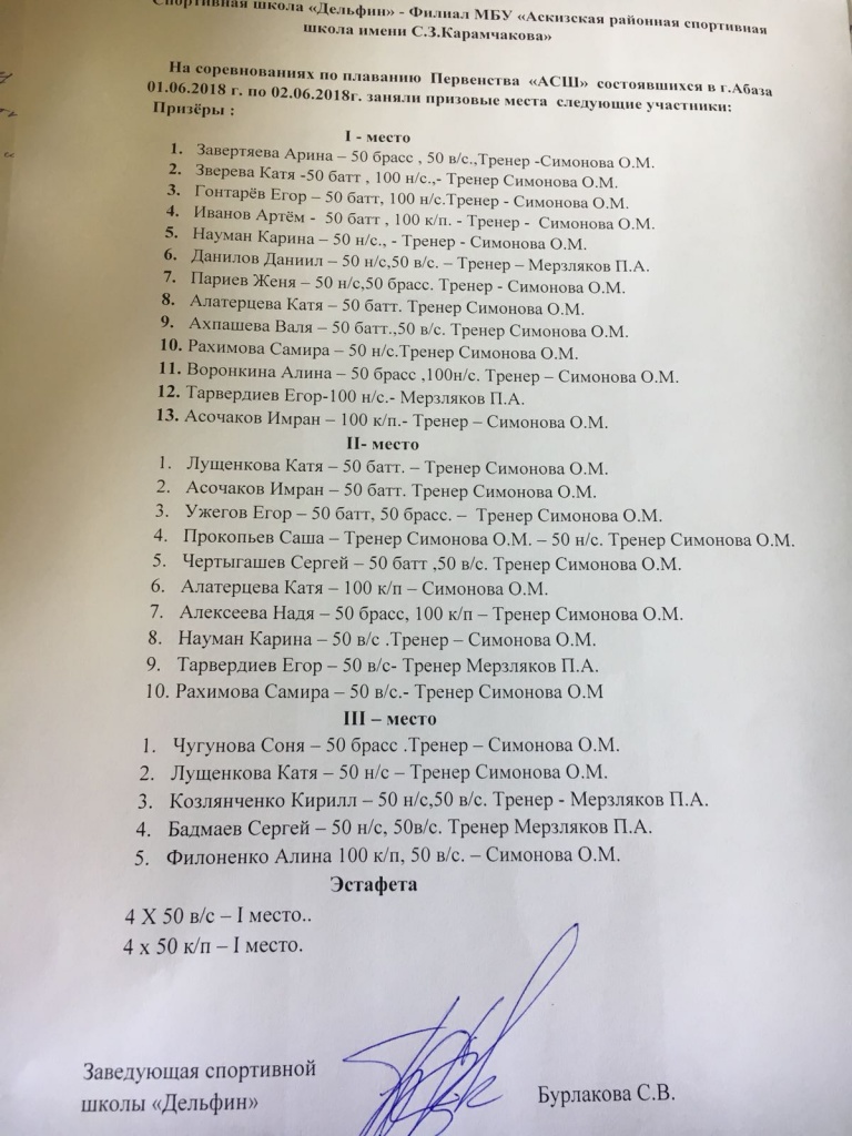 Спортивное мероприятие